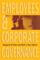 E-book, Employees and Corporate Governance, Brookings Institution Press