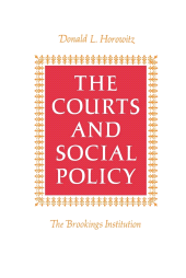 E-book, The Courts and Social Policy, Brookings Institution Press