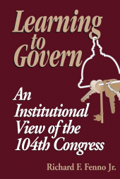 E-book, Learning to Govern : An Institutional View of the 104th Congress, Brookings Institution Press