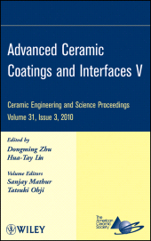 E-book, Advanced Ceramic Coatings and Interfaces V, Volume 31, Issue 3, American Ceramic Society