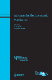 E-book, Advances in Electroceramic Materials II, American Ceramic Society