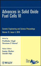 E-book, Advances in Solid Oxide Fuel Cells VI, Volume 31, Issue 4, American Ceramic Society
