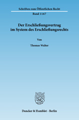 E-book, Der Erschließungsvertrag im System des Erschließungsrechts., Duncker & Humblot