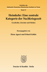 E-book, Heimkehr : Eine zentrale Kategorie der Nachkriegszeit. : Geschichte, Literatur und Medien., Duncker & Humblot