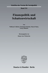 E-book, Finanzpolitik und Schattenwirtschaft., Duncker & Humblot
