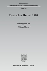 E-book, Deutscher Herbst 1989., Duncker & Humblot