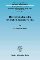 E-book, Die Entwicklung des britischen Bankensystems., Keller, Eva Henriette, Duncker & Humblot