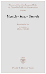 E-book, Mensch - Staat - Umwelt., Duncker & Humblot