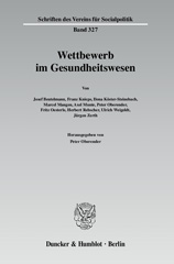 eBook, Wettbewerb im Gesundheitswesen., Duncker & Humblot