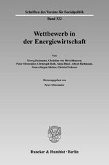 E-book, Wettbewerb in der Energiewirtschaft., Duncker & Humblot