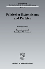 E-book, Politischer Extremismus und Parteien., Duncker & Humblot