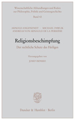 E-book, Religionsbeschimpfung. : Der rechtliche Schutz des Heiligen. Hrsg. von Josef Isensee., Duncker & Humblot