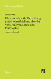 E-book, Die entscheidende Abhandlung und die Urteilsfällung über das Verhältnis von Gesetz und Philosophie : Zweisprachige Ausgabe, Felix Meiner Verlag