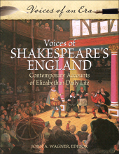 E-book, Voices of Shakespeare's England : Contemporary Accounts of Elizabethan Daily Life, Greenwood Press