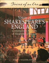 E-book, Voices of Shakespeare's England : Contemporary Accounts of Elizabethan Daily Life, Greenwood Press
