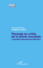 E-book, Passage au crible de la scène mondiale : l'actualité internationale 2009-2010, L'Harmattan