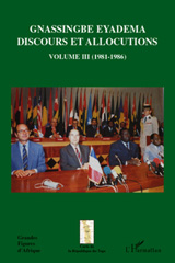 E-book, Discours et allocutions, vol. 3: 1981-1986, Eyadéma, Gnassingbé, 1937-2005, L'Harmattan