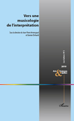 E-book, Vers une musicologie de l'interprétation, L'Harmattan