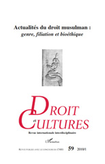 E-book, Actualités du droit musulman : Genre, filiation et bioéthique, L'Harmattan