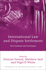 E-book, International Law and Dispute Settlement, Hart Publishing