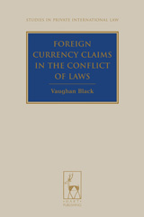 E-book, Foreign Currency Claims in the Conflict of Laws, Hart Publishing