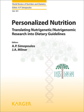 eBook, Personalized Nutrition : Translating Nutrigenetic/Nutrigenomic Research into Dietary Guidelines, Karger Publishers