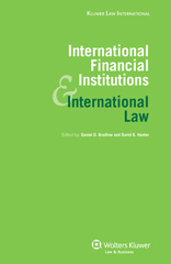 E-book, International Financial Institutions and International Law, Kluwer Law International