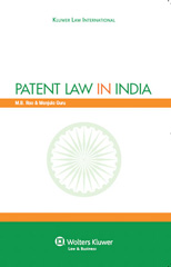 E-book, Patent Law in India, Rao, M. B., Kluwer Law International