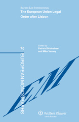 E-book, The European Union Legal Order after Lisbon, Kluwer Law International