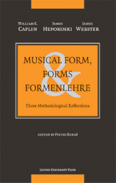 E-book, Musical Form, Forms & Formenlehre : Three Methodological Reflections, Leuven University Press