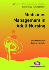 E-book, Medicines Management in Adult Nursing, Learning Matters