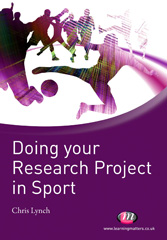 E-book, Doing your Research Project in Sport, Learning Matters