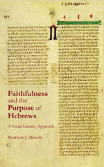 E-book, Faithfulness and the Purpose of Hebrews : A Social Identity Approach, Marohl, Matthew J., The Lutterworth Press