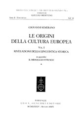 E-book, Le origini della cultura europea, Semerano, Giovanni, L.S. Olschki