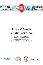 E-book, Favor debitoris : análisis crítico, Rogel Vide, Carlos, Reus