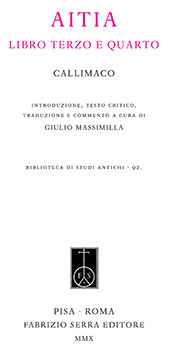 eBook, Aitia : libro terzo e quart, Callimachus, Fabrizio Serra Editore