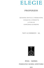 E-book, Elegie, Propertius, Sextus, Fabrizio Serra Editore