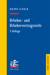 E-book, Urheber- und Urhebervertragsrecht, Schack, Haimo, Mohr Siebeck