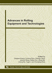 E-book, Advances in Rolling Equipment and Technologies, Trans Tech Publications Ltd