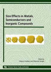 E-book, Size Effects in Metals, Semiconductors and Inorganic Compounds, Trans Tech Publications Ltd