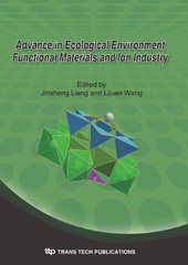 E-book, Advance in Ecological Environment Functional Materials and Ion Industry, Trans Tech Publications Ltd