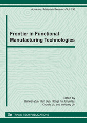 E-book, Frontier in Functional Manufacturing Technologies, Trans Tech Publications Ltd
