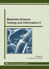 eBook, Materials Science, Testing and Informatics V, Trans Tech Publications Ltd