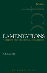 E-book, Lamentations (ICC), T&T Clark