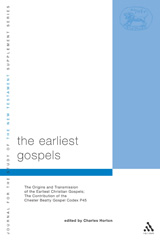 E-book, The Earliest Gospels, T&T Clark