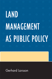 E-book, Land Management as Public Policy, University Press of America