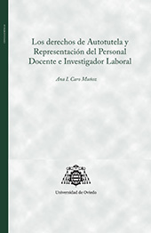 E-book, Los derechos de autotutela y representación del personal docente e investigador laboral, Caro Muñoz, Ana Isabel, Universidad de Oviedo