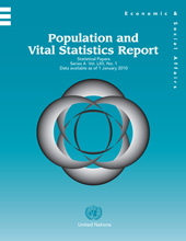 E-book, Population and Vital Statistics Report, January 2010, United Nations Publications