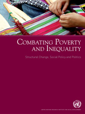 eBook, Combating Poverty and Inequality : Structural Change, Social Policy and Politics, United Nations Publications
