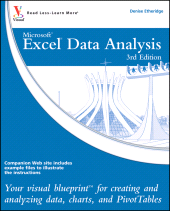 E-book, Excel Data Analysis : Your visual blueprint for creating and analyzing data, charts and PivotTables, Visual
